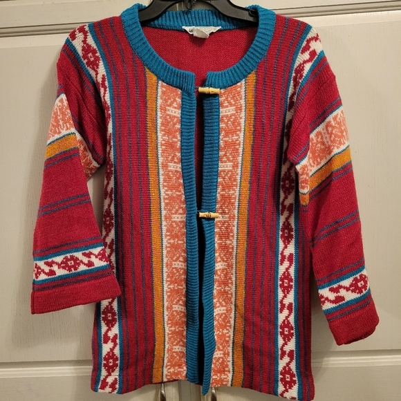Vintage Kmart Unique Cardigan Sweater - Picture 1 of 4